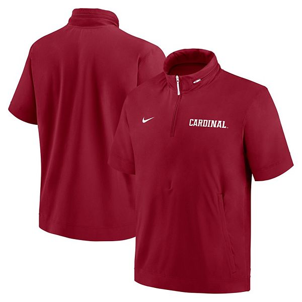 Мужская толстовка-полузип кардинал Stanford Cardinal 2024 Nike — фото 2