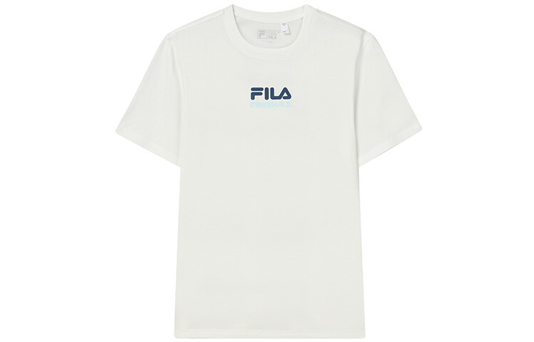 

Футболка мужская полоскающая белая Fila, цвет Gargle white