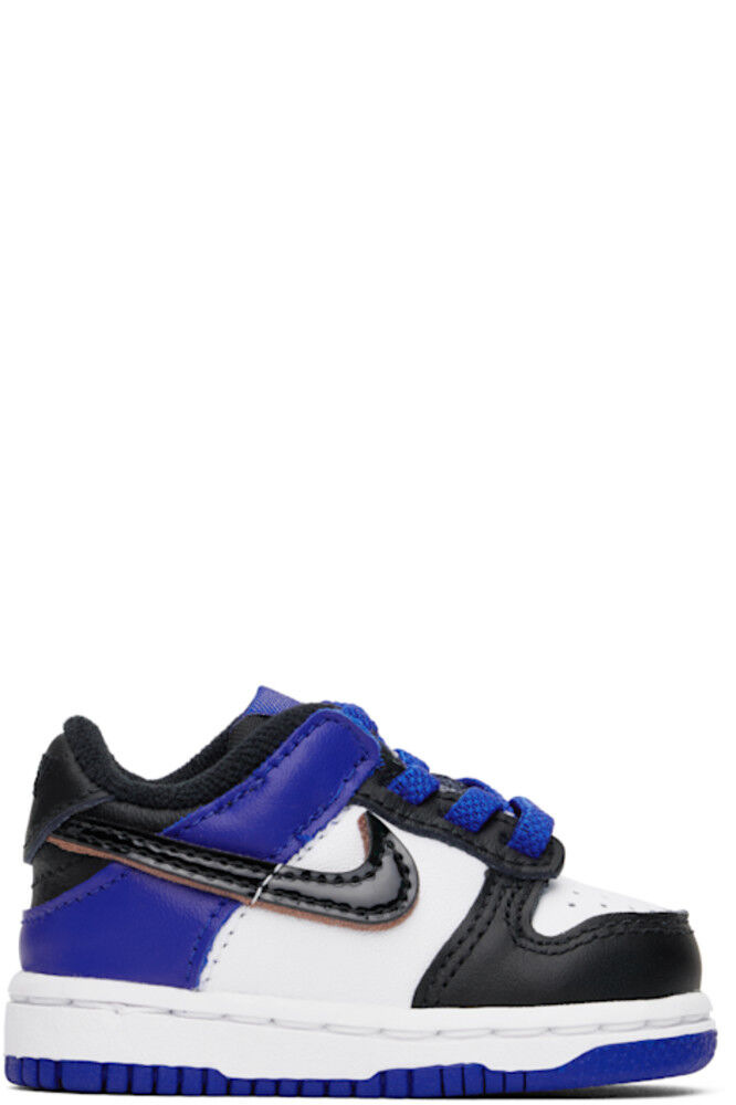 

Детские белые и синие кроссовки Dunk Low SE Nike