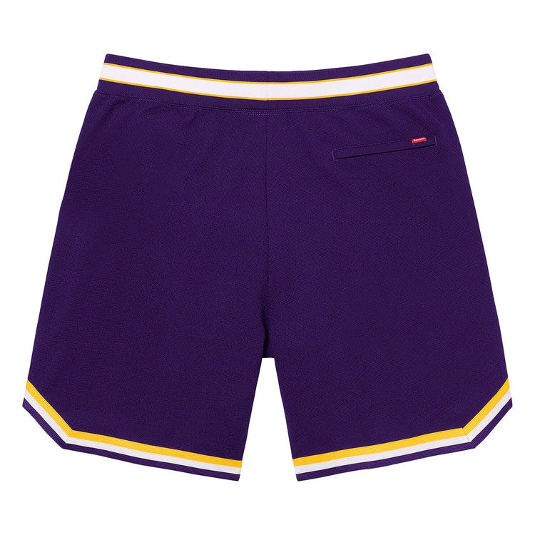 Шорты Supreme Faux Croc Basketball Short, Purple — фото 2