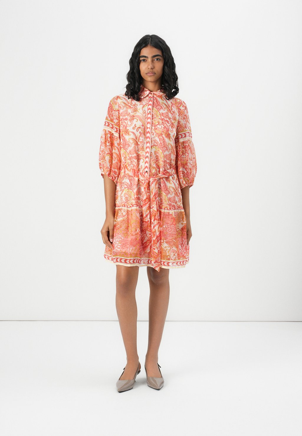 

Платье-рубашка VIPRAYA PRINTED SHORT DRESS VILA, кремовый