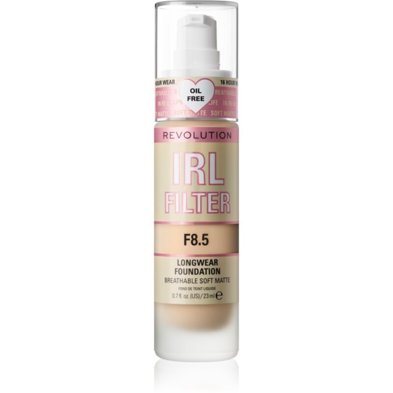 

Makeup Revolution IRL Filter стойкая матирующая основа оттенка F8.5 23 мл Inna Marka