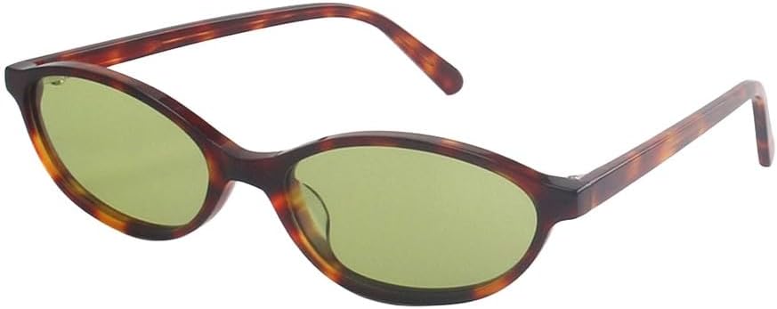 

Модные солнцезащитные очки из ацетата, маленькие овальные, для женщин, винтажные солнцезащитные очки для мужчин, поляризованные очки с защитой UV400 UJNHGQ, Demi Green