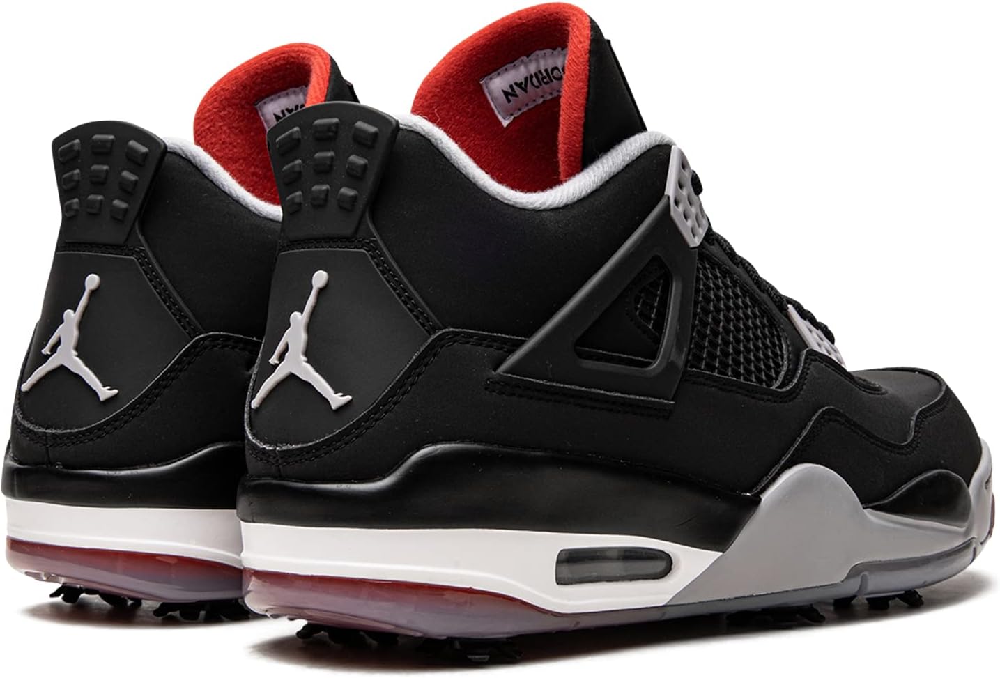 Мужские кроссовки Nike Jordan 4 Retro, размер, белый/черный/красный/серый — фото 3