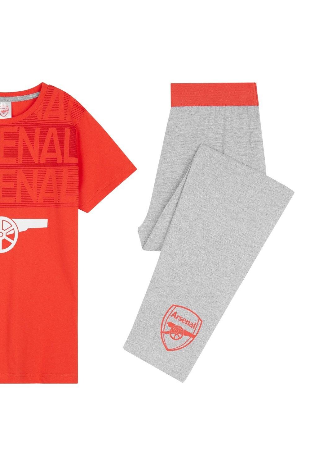 Пижамный комплект для футбольных фанатов, футболка и брюки Arsenal FC, мультиколор — фото 2