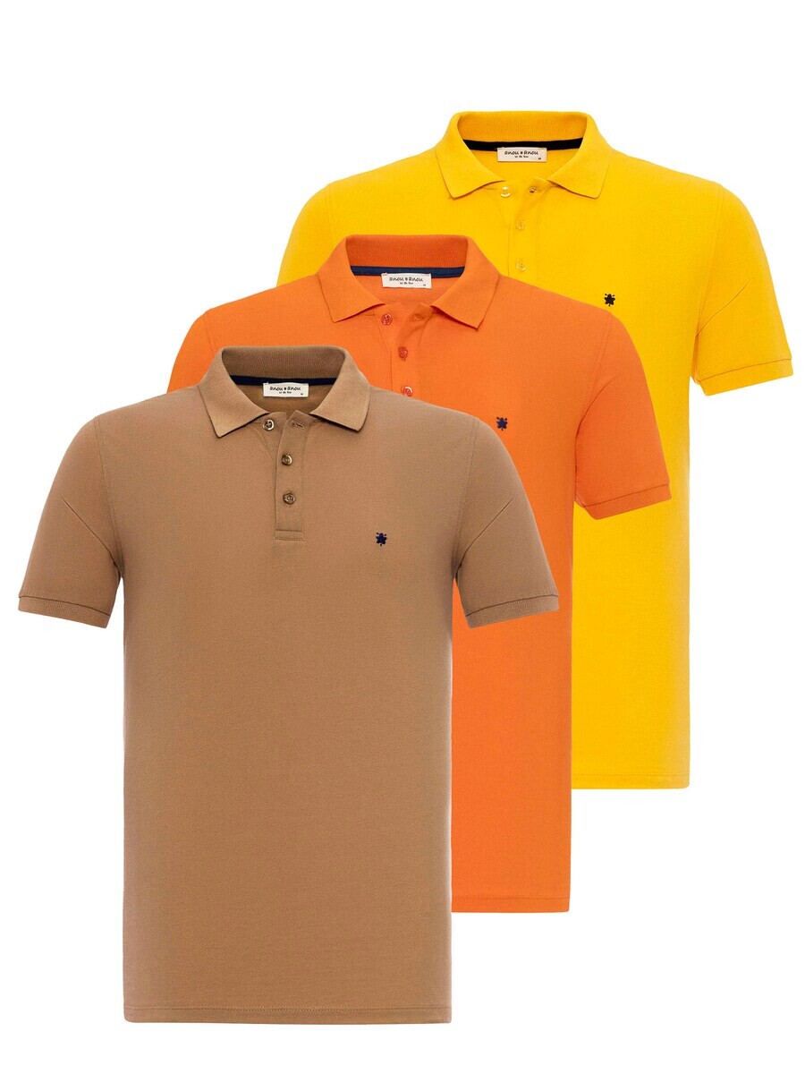 

Футболка Anou Anou, цвет Brown/Yellow/Orange