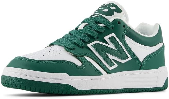 

Детские кроссовки New Balance 480 V1 на шнуровке (унисекс), белый/зеленый