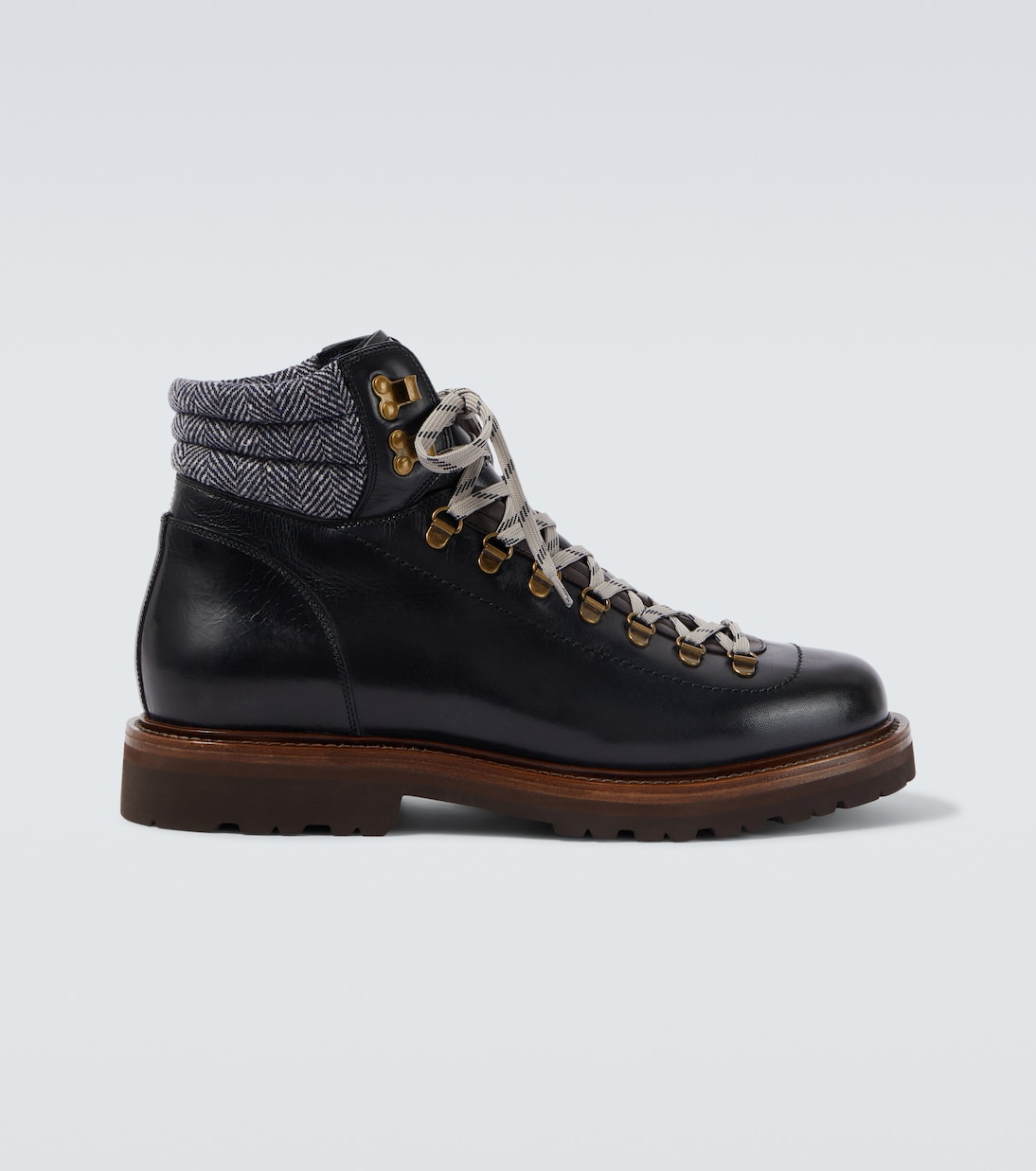 

Кожаные шнурованные ботинки Brunello Cucinelli, Cwx73