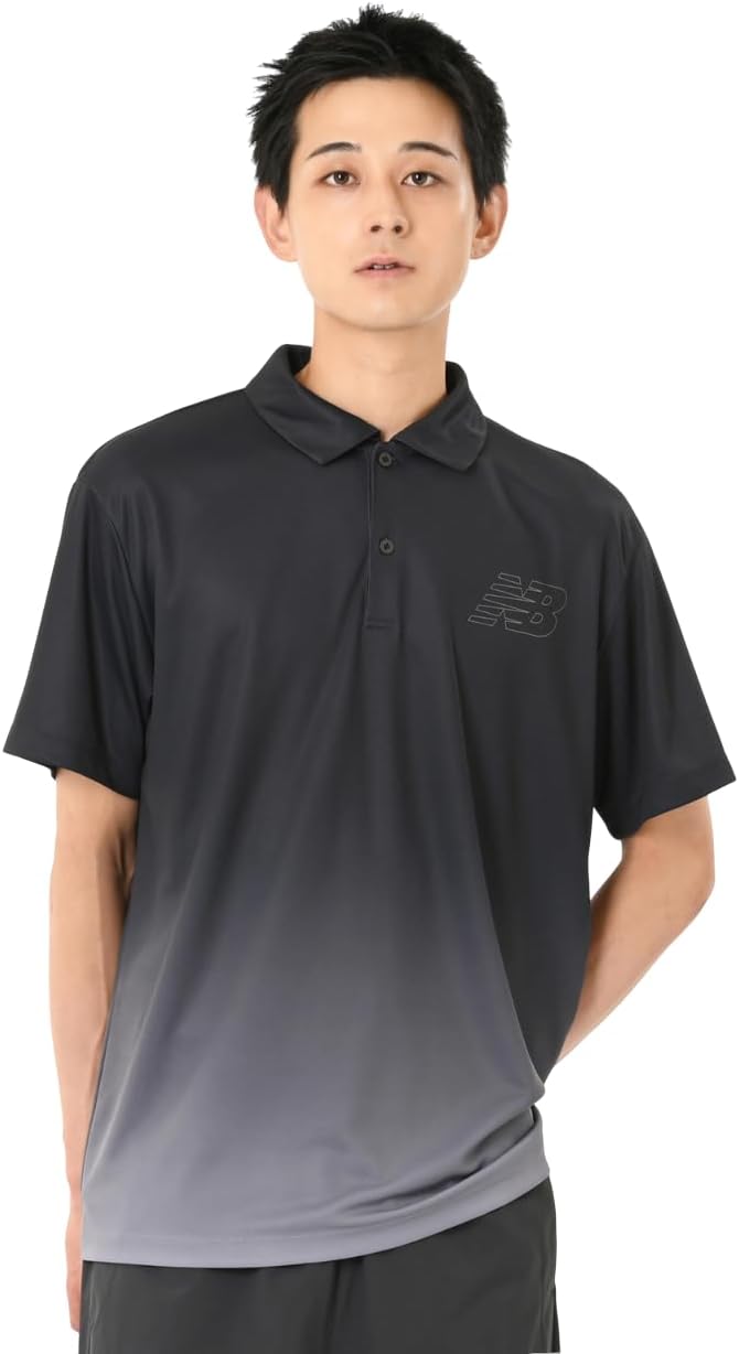 

Мужская функциональная рубашка-поло New Balance AMT55671, ограниченная серия, произведена в Японии, быстросохнущая, мужская, черный