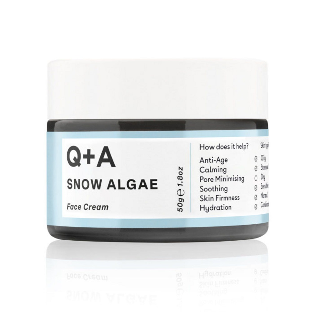 

Интенсивный питательный крем для лица snow algae intensive face cream Q+A, вес 50 гр.
