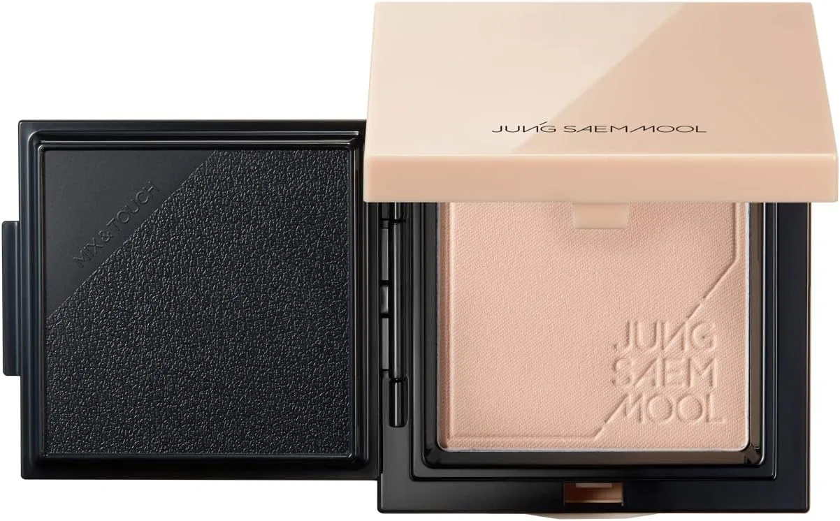 Тональная пудра Jung Saem Mool Skin Nude Pact 10 г, сатиновый нюд