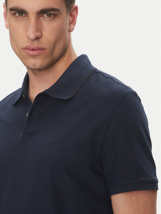 Рубашка поло стандартный крой LV04LC239G Calvin Klein, синий — фото 4
