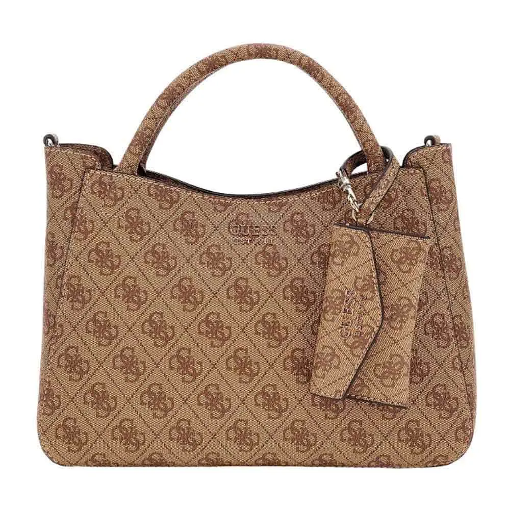 

Сумка Guess Brenton Sml Girlfriend Satchel handbag, коричневый