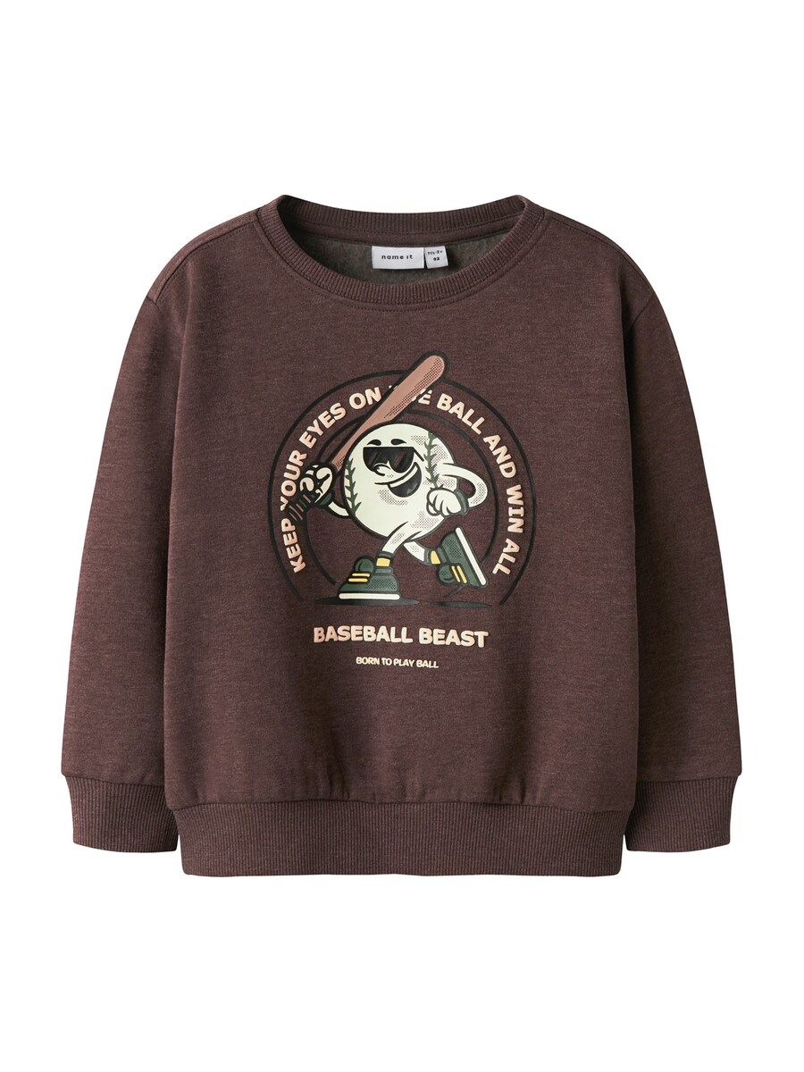 

Толстовка NAME IT NMMOLAF, коричневый/шоколадный