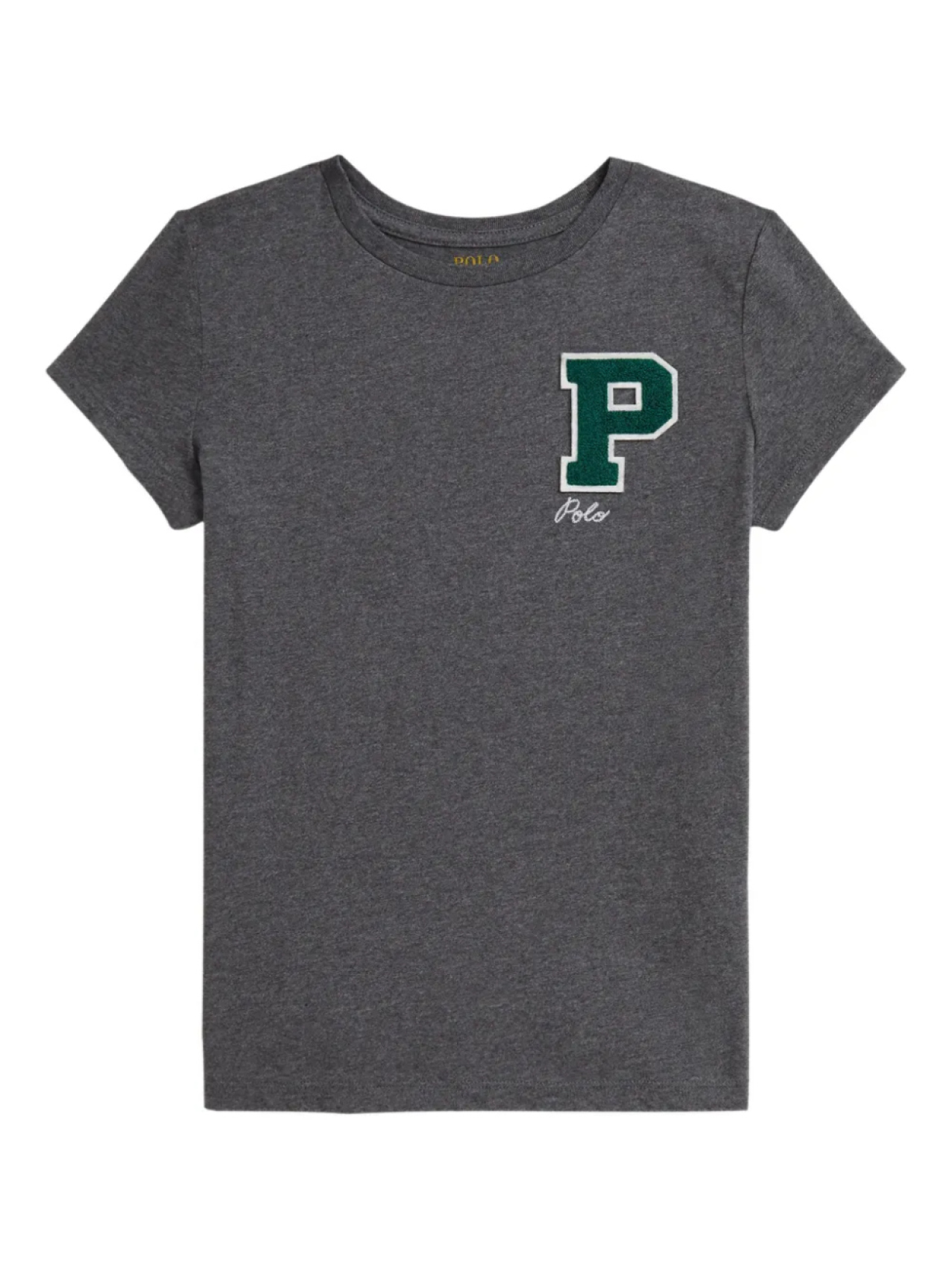 

POLO RALPH LAUREN KIDS футболка с логотипом, серый