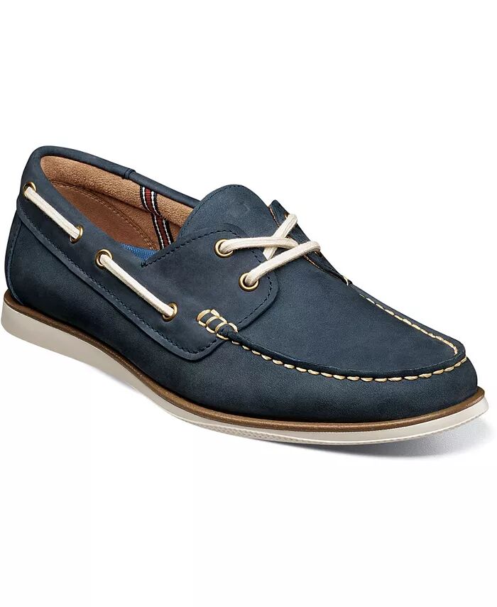 

Мужские туфли-лодочки Atlantic Moccasin Toe Florsheim, синий