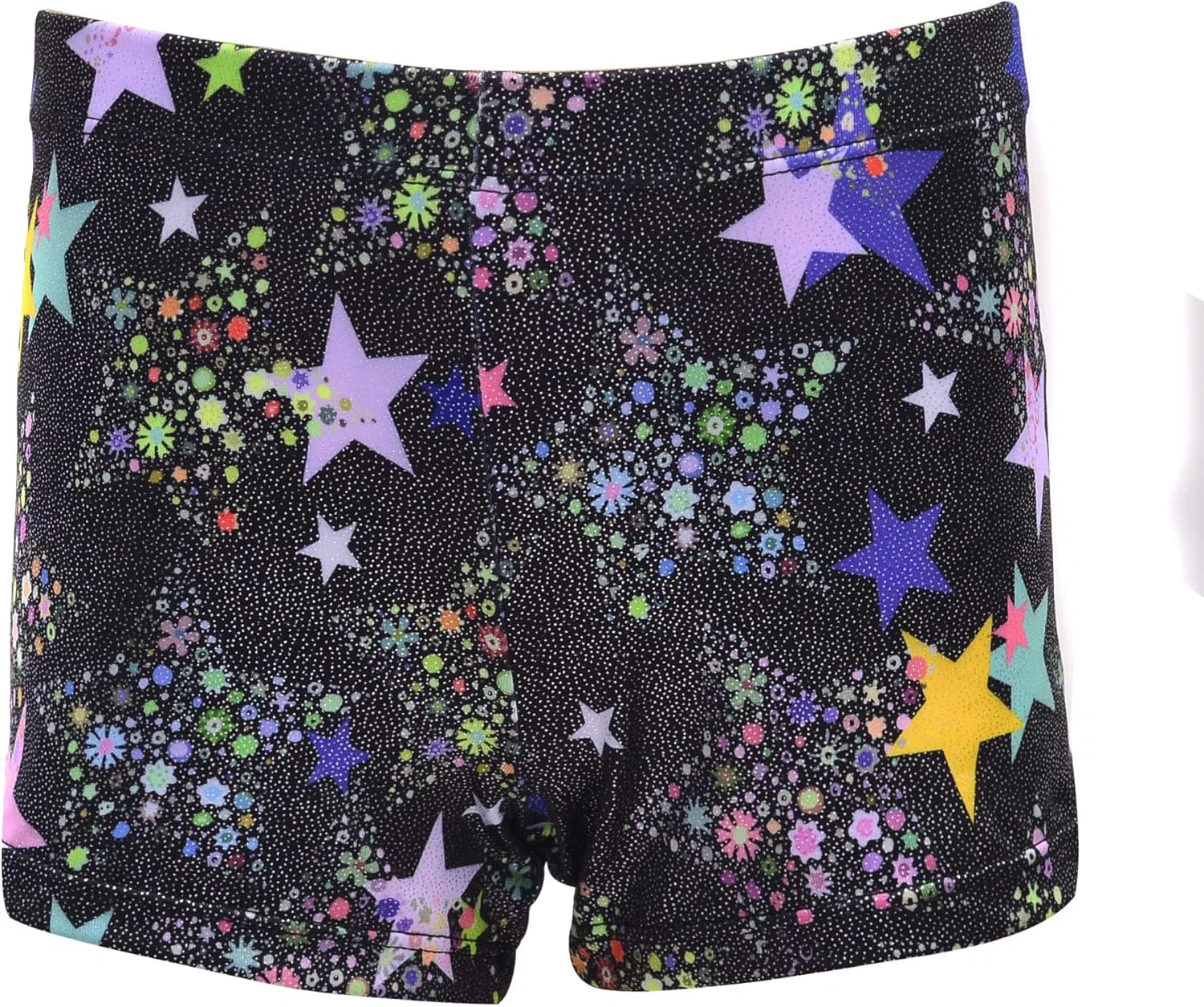 ZIZI Aosva Little Big Girls' Sparkle Dance Tumbling Athletic Gymnastics Short 2-14Years, Star