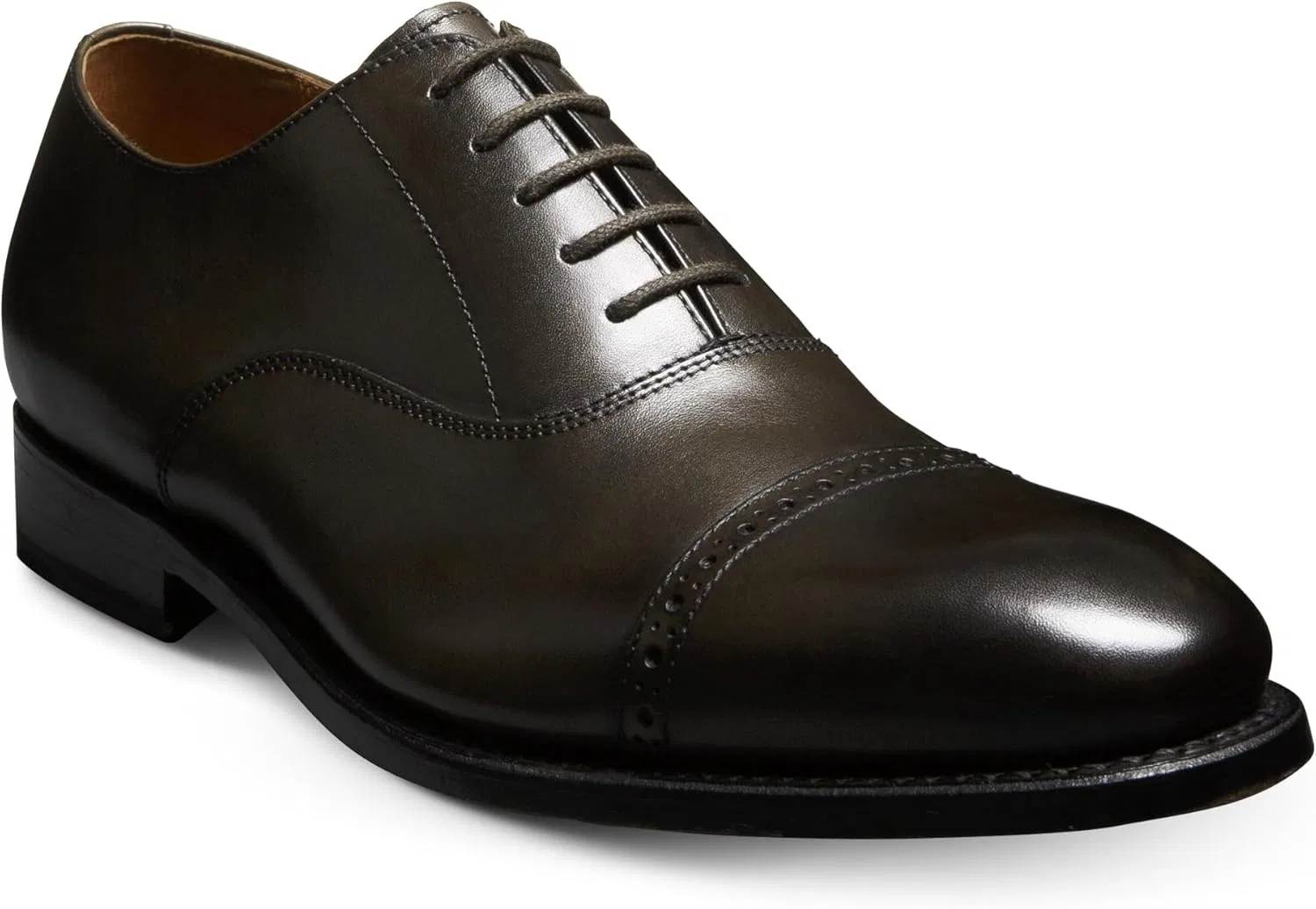 Оксфорды Allen Edmonds, оливковая кожа