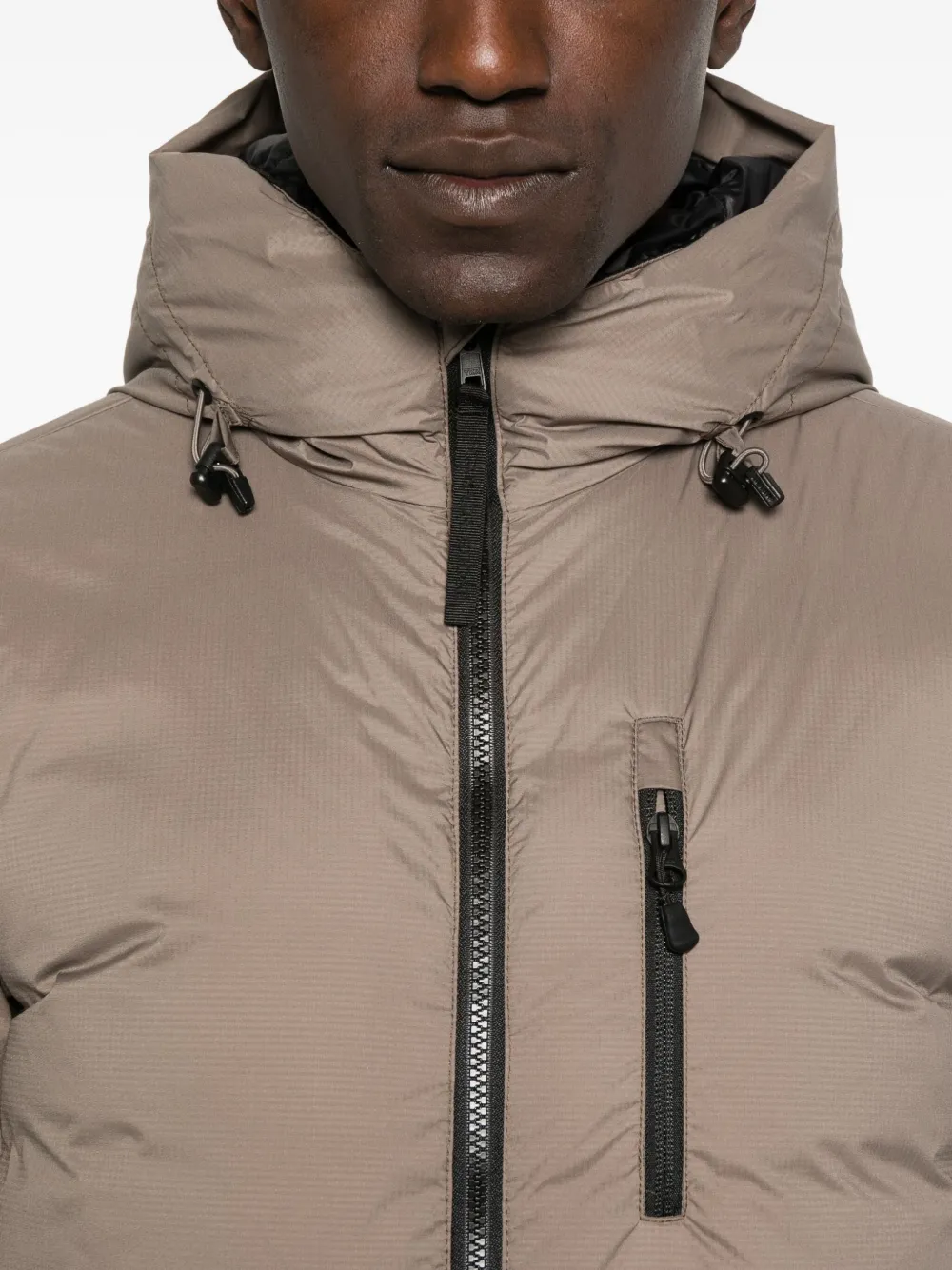 Куртка Lodge с капюшоном и застежкой-молнией Canada Goose, коричневый — фото 4
