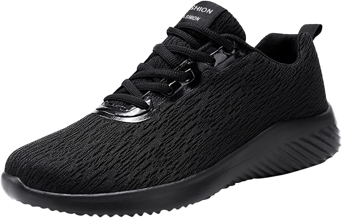 

Мужские кроссовки IWIHMIV для бега и ходьбы, мужская спортивная обувь с противоскользящей подошвой, дышащие повседневные кроссовки для тренировок, черный