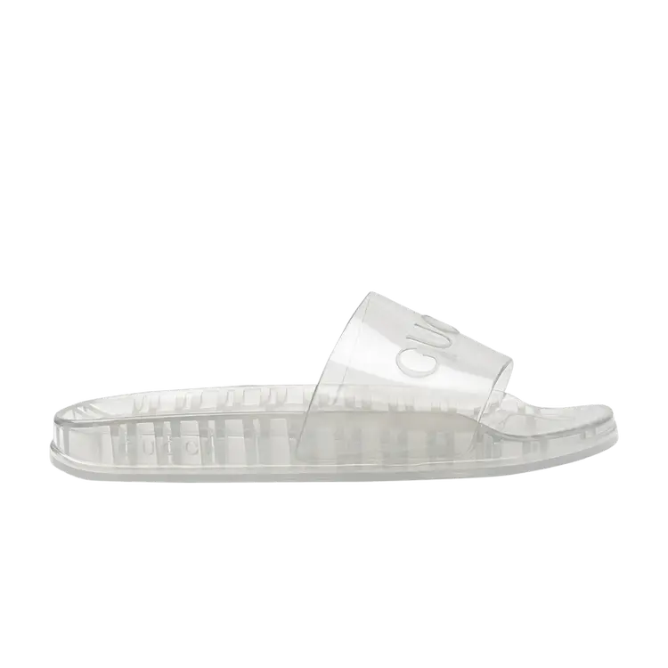 

Кроссовки Gucci Persuit Rubber Slide Transparent, белый