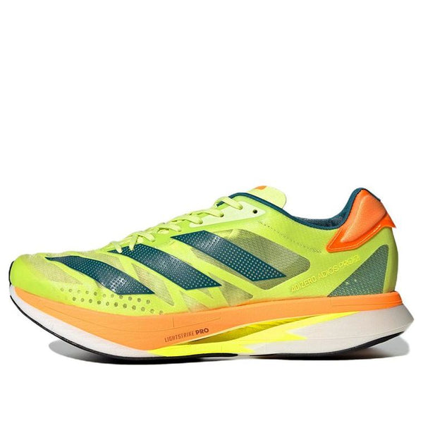 

Кроссовки adizero adios pro 2 'yellow green' Adidas, желтый