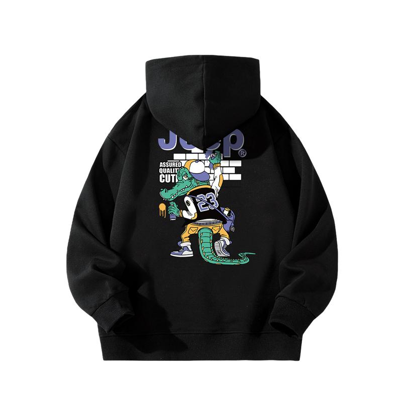 

Свитшот школьный Jeep, цвет хиттер грей