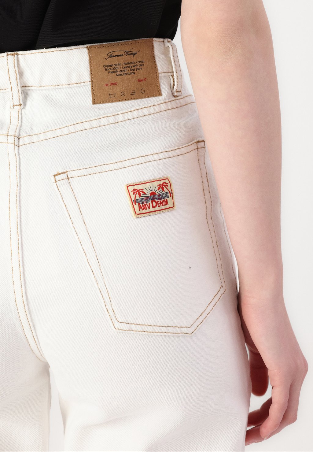 

Джинсы свободного кроя JOZA STREET American Vintage, молочный