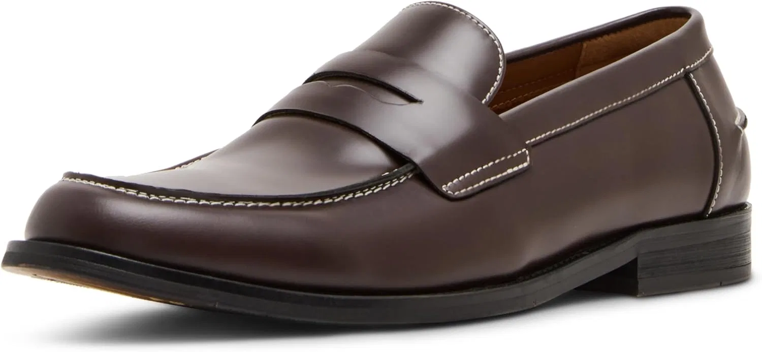 Мужские туфли Steve Madden Natan Penny Moc, Dark Brown