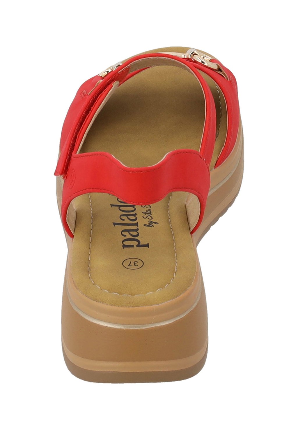 Босоножки на танкетке Platform sandals Palado by Sila Sahin, красный — фото 4