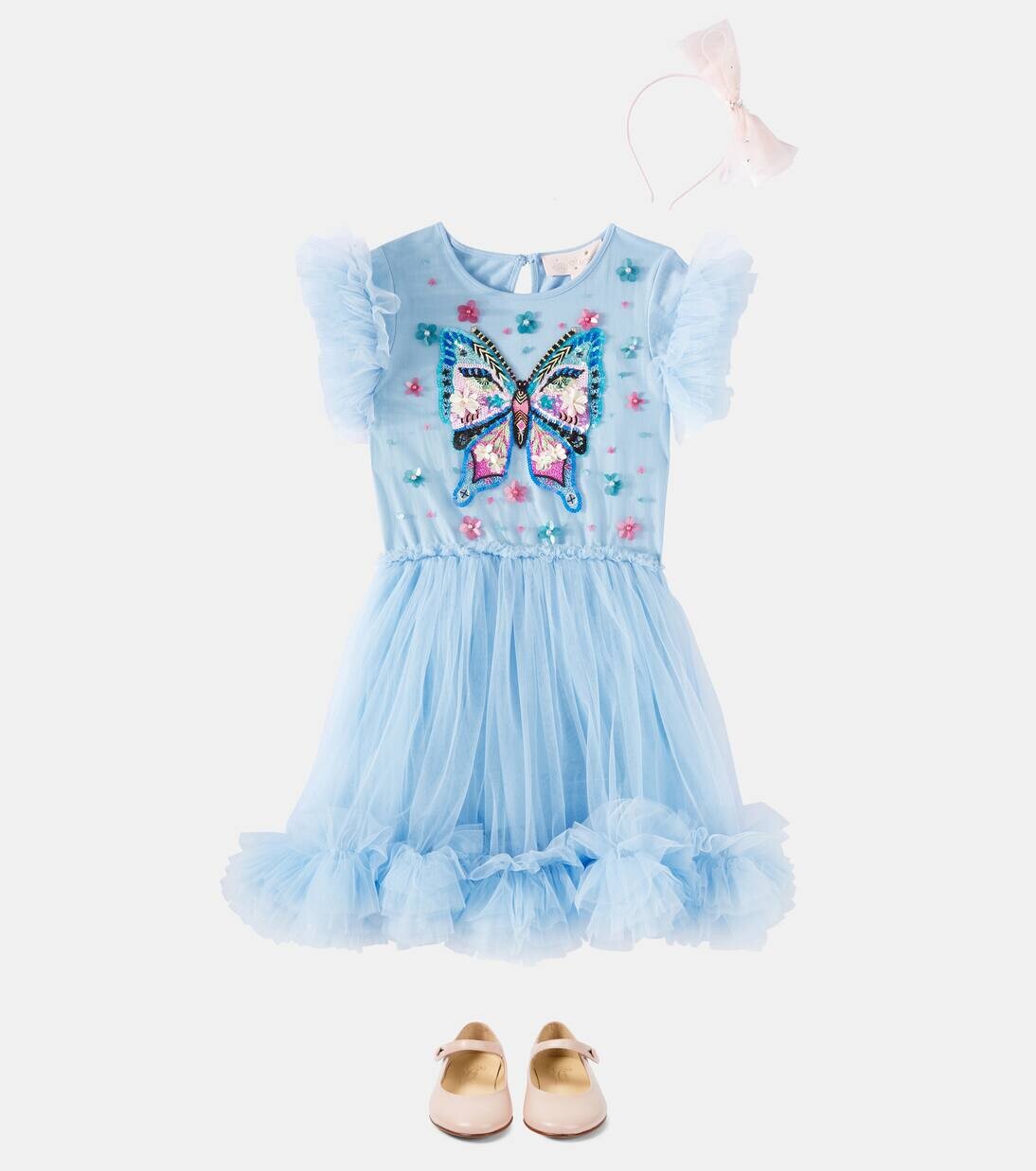 Платье из тюля «Калейдоскопические глаза» Tutu Du Monde, цвет placid blue — фото 2