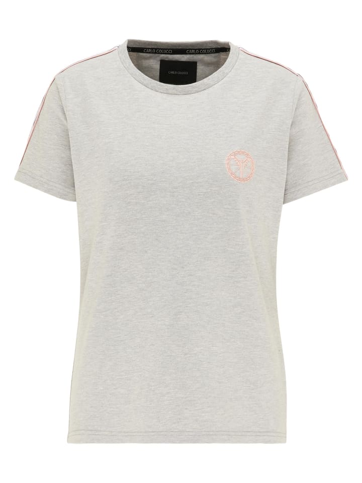 

Футболка Castadelli серого меланжа Carlo Colucci, Серый, Футболка Castadelli серого меланжа Carlo Colucci