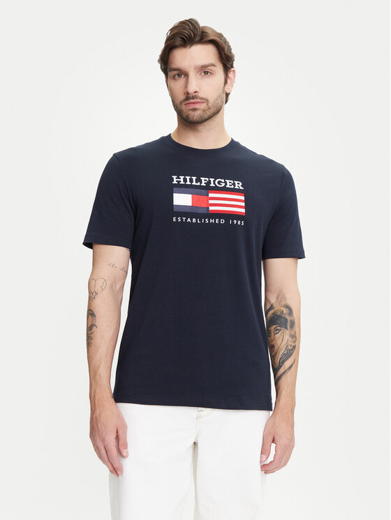 

Футболка обычного кроя American Monotype MW0MW39843 Tommy Hilfiger, синий
