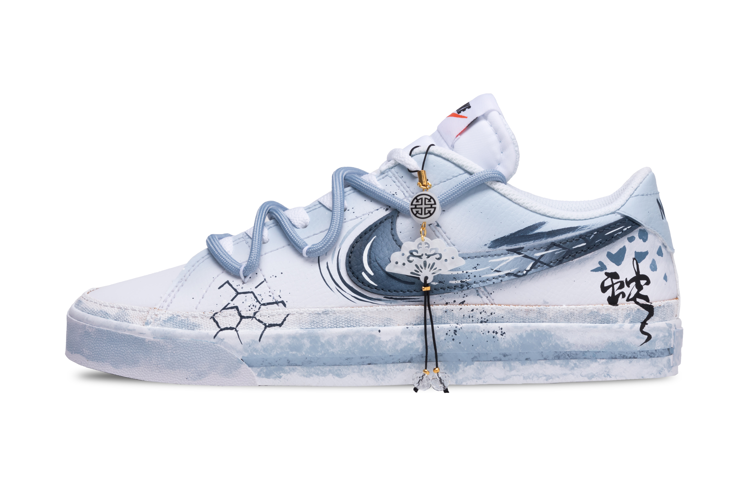 

Nike Кроссовки для скейтбординга Court Legacy Low Top, мужские, небесно-голубые