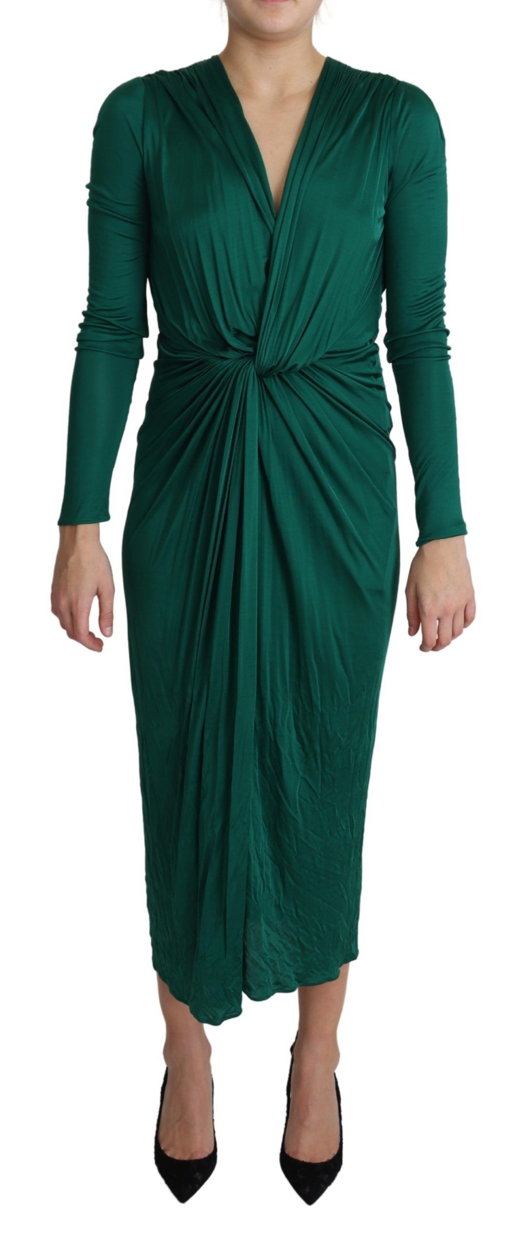 

Платье-миди Emerald Elegance Bodycon Dolce & Gabbana, зеленый