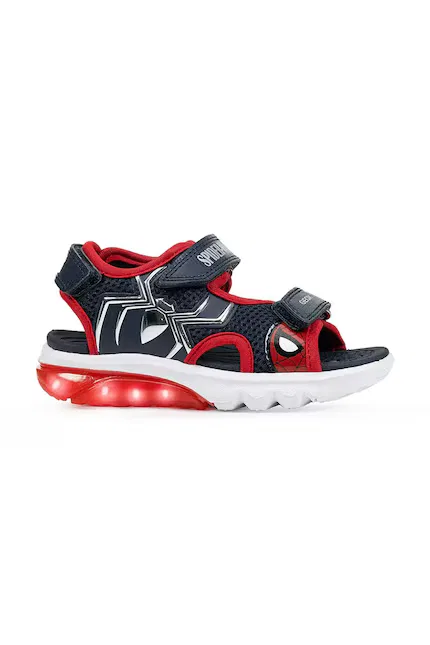 Сандалии с подсветкой CIBERDRON x Spiderman Geox, синий — фото 3