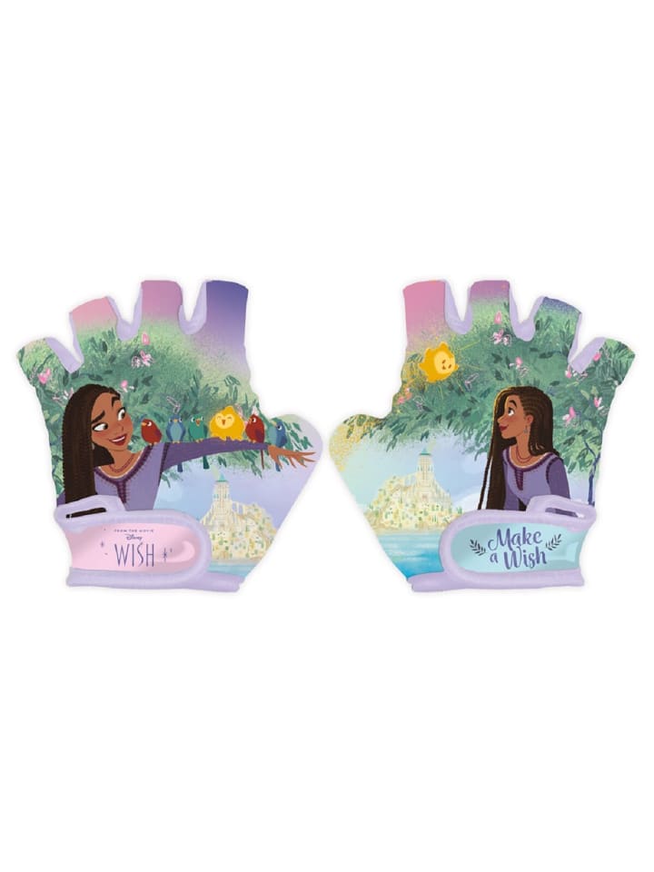 

Детские велосипедные перчатки Disney Wish: надежный захват и комфорт, разноцветные
