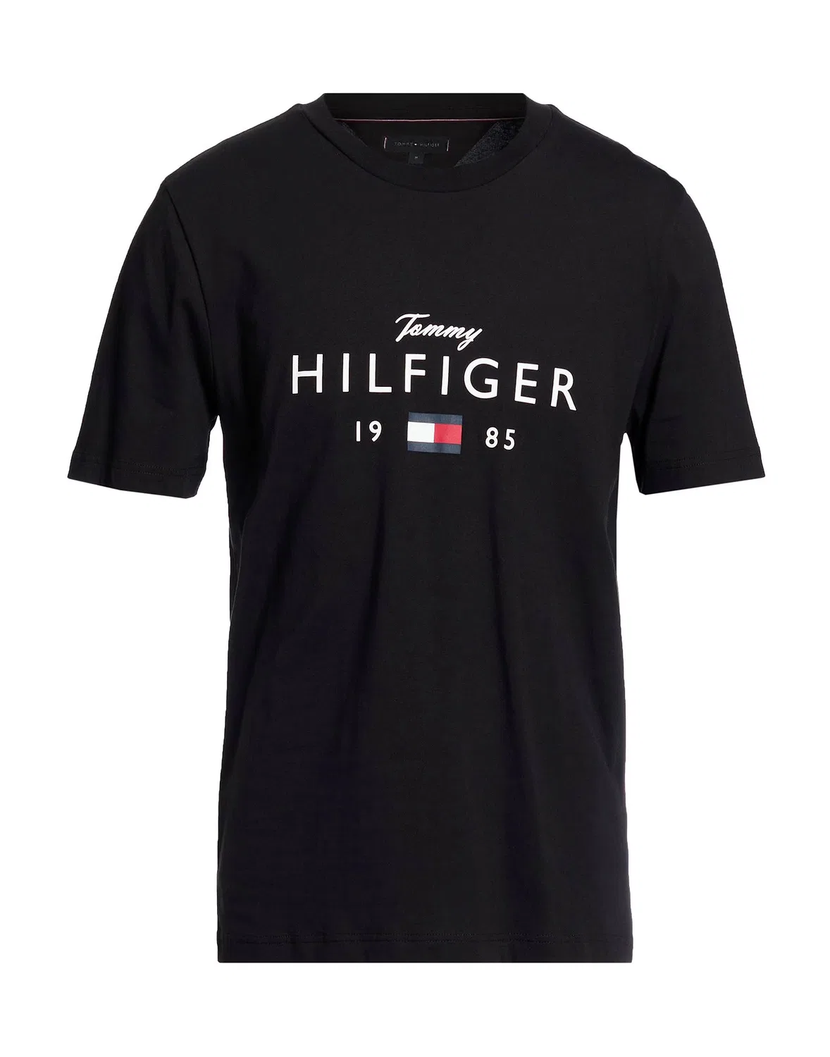 Футболка с логотипом Tommy Hilfiger черная