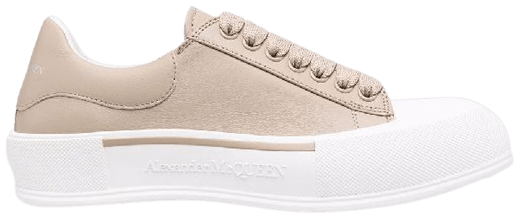 

Кроссовки Alexander McQueen Deck Plimsoll 'Beige', коричневый