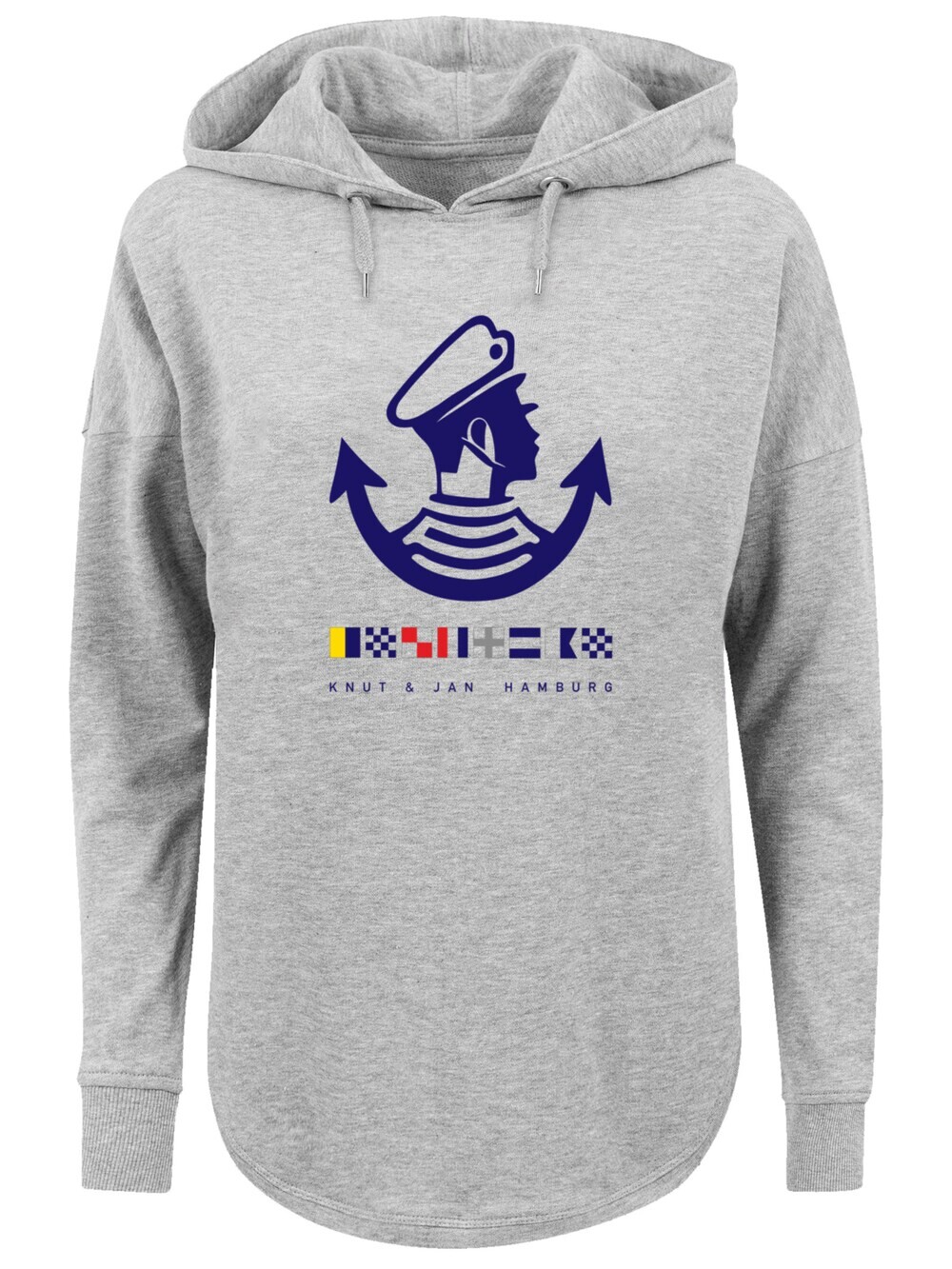 

Толстовка F4Nt4Stic Knut & Jan Hamburg Logo, серый