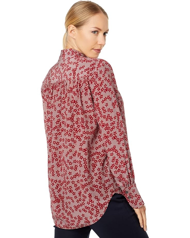 

Топ EQUIPMENT Finn Top, цвет Red Dahlia Multi