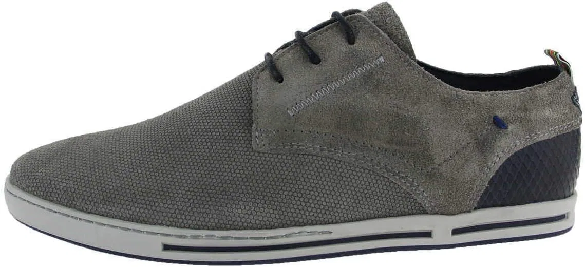 Туфли Adult HE Sporthalbschuh Glatte Sohle Herren Schnürschuh grau Coxx Borba, Graue Marine — фото 2