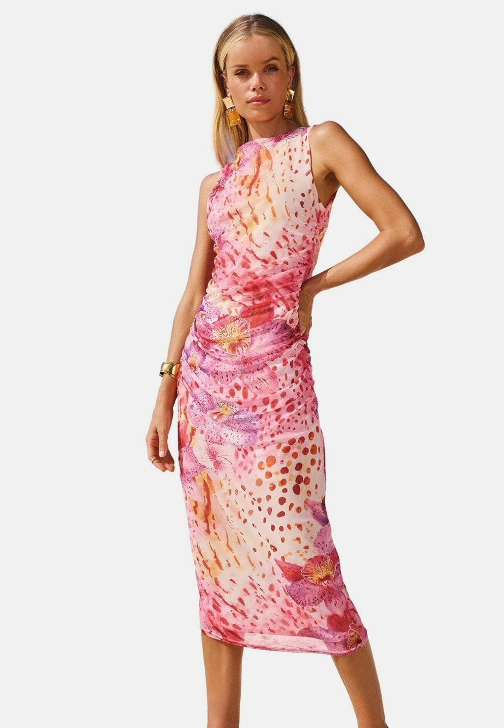 

Повседневное платье Shift dress Lipsy, розовый