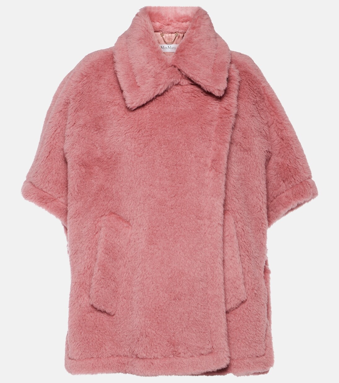 

Плюшевая накидка тебе Max Mara, розовый
