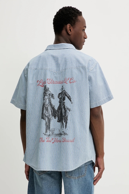 

Хлопковая рубашка Levi'S, синий
