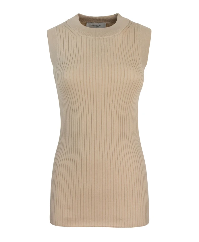 

Футболки и поло с плоским трикотажным кроем Sportmax, бежевый