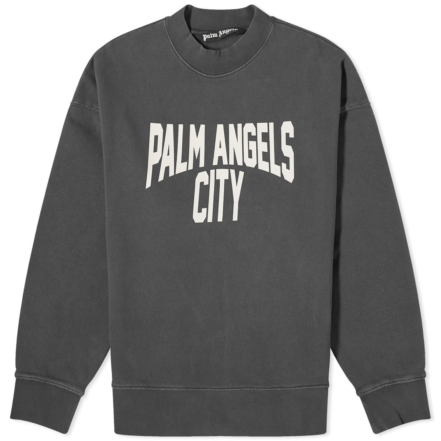 

Свитшот Palm Angels Pa City, цвет Washed Black