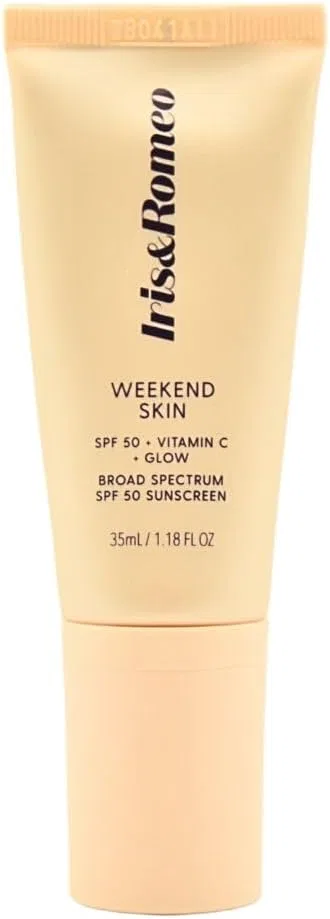 Солнцезащитный крем для лица IRIS&ROMEO SPF 50 с витамином C, универсальный