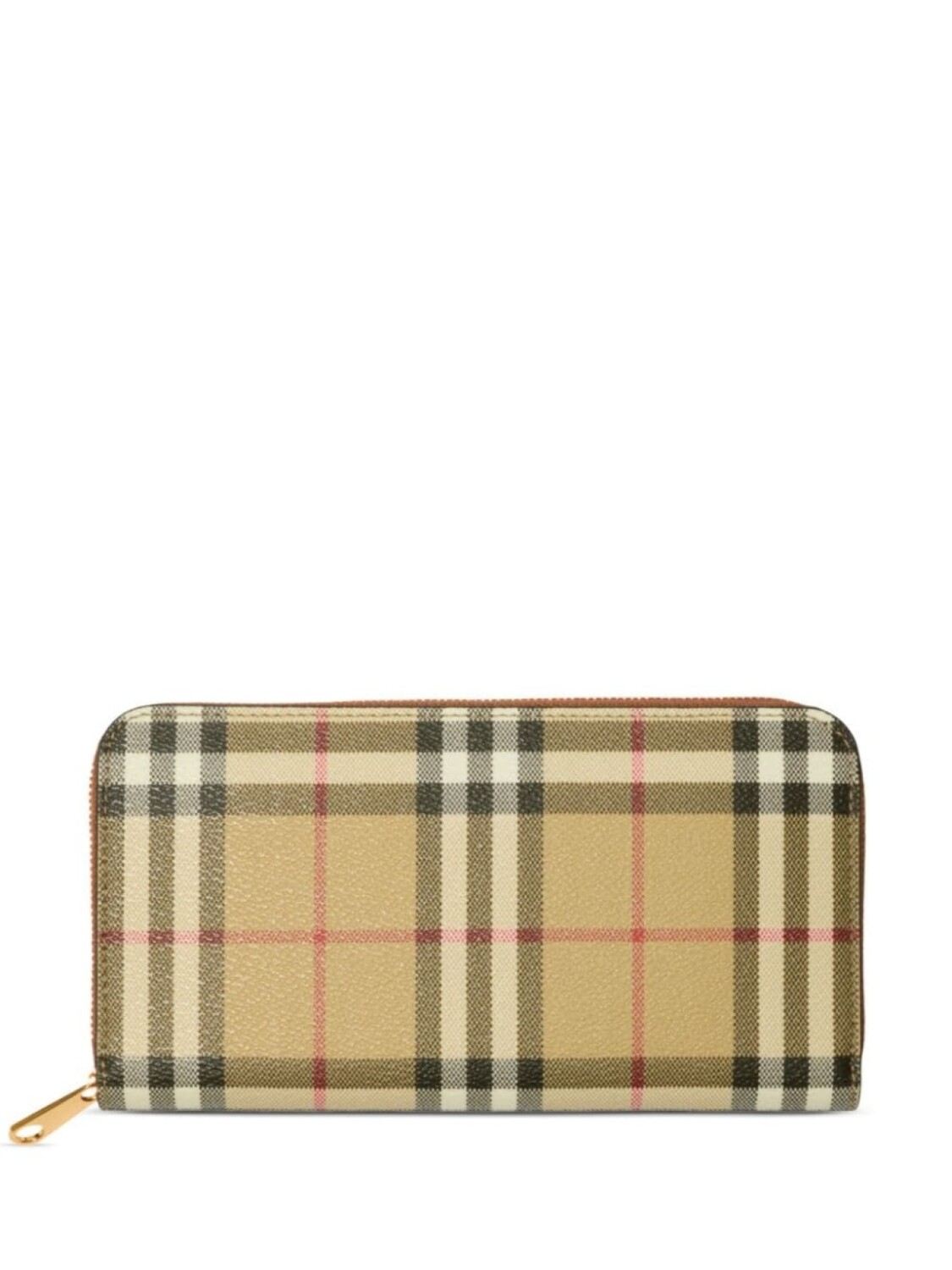 Burberry клетчатый кошелек на молнии, нейтральный цвет — фото 2