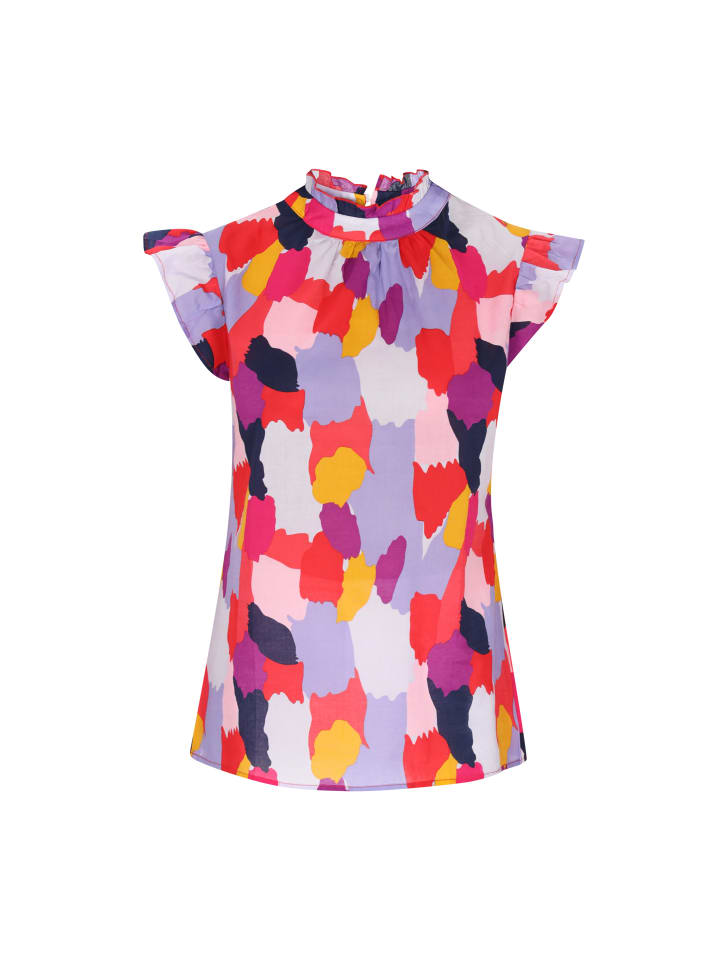 

Женская блузка разноцветного фиолетового цвета faina